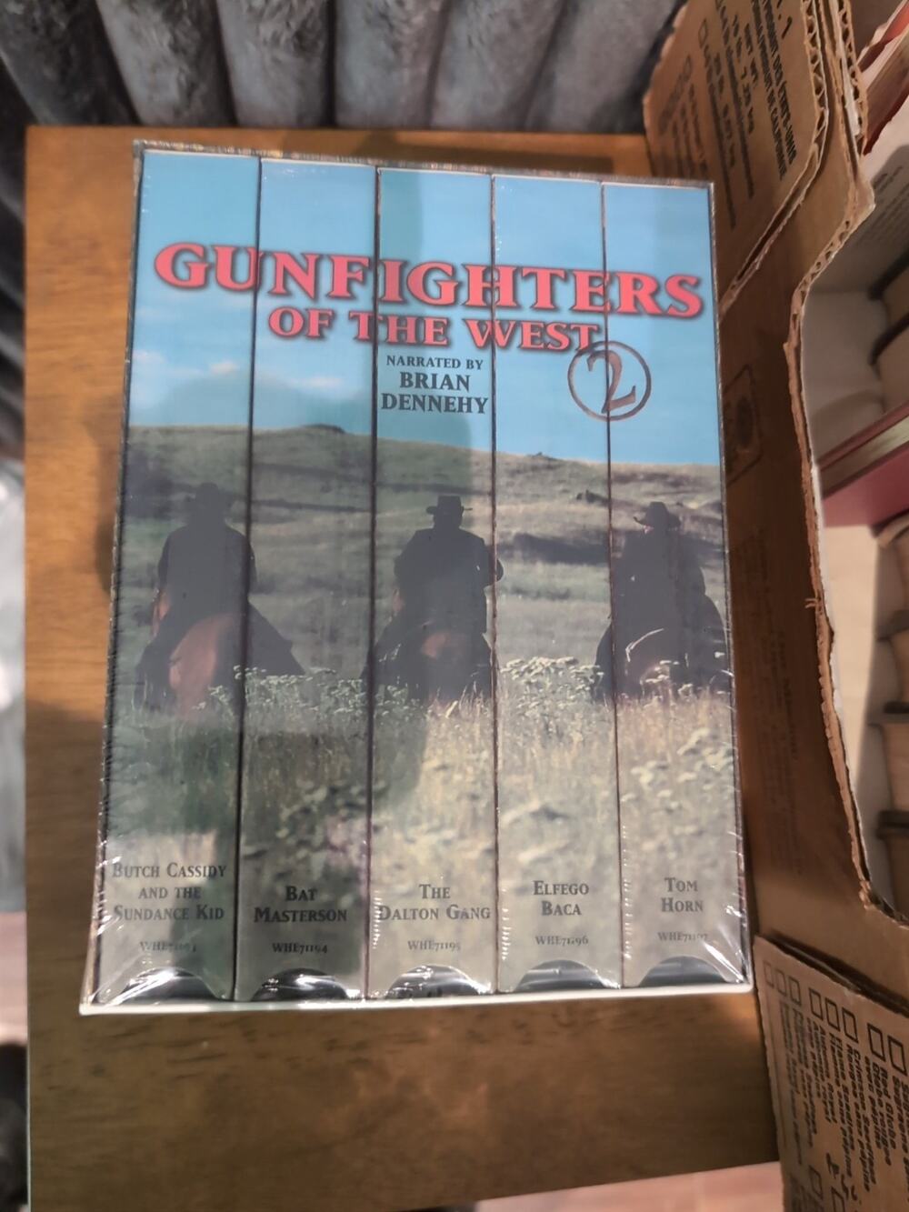 New Rare Gunfighters Of The West 2 5 Tape VHS Brian Dennehy Butch Cassidy Bat